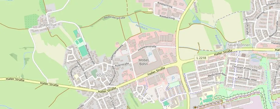 Karte mit der Lage des OBI Markt Crailsheim, Hofwiesenstr. 192, 74564 Crailsheim