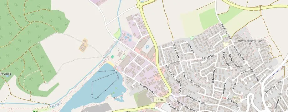 Karte mit der Lage des OBI Markt Pfullendorf, Otterswanger Str. 5/5, 88630 Pfullendorf